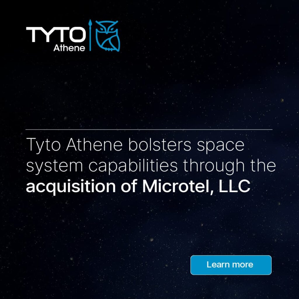 Tyto Athene bolsters space system capabilities through the acquisition of Microtel, LLC.