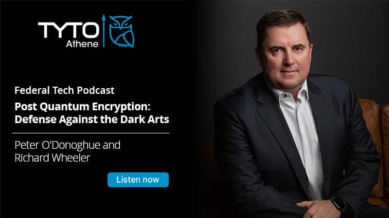 Federal Tech Podcast Cover with Peter O'Donoghue
