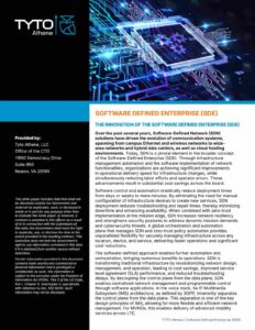 Software Defined Enterprise (SDE) White Paper Cover