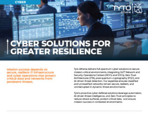 Cyber Solutions for greater resilience