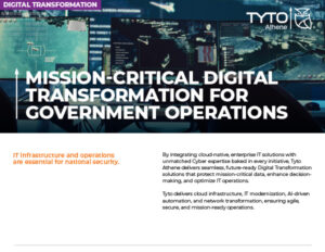 Mission Critical Digial Transformation for Government Operations