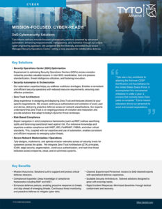 Tyto Athene DoD Cyber capabities - white paper cover